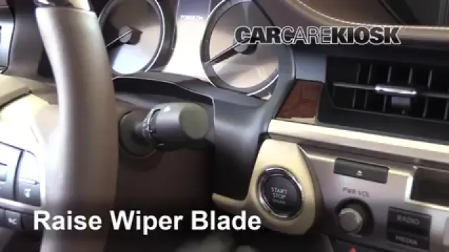 2015 Lexus ES300h 2.5L 4 Cyl. Windshield Wiper Blade (Front) Replace Wiper Blades